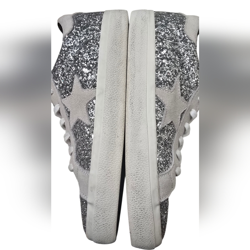 Vintage Havana Regiba Star Women's Glitter Sneakers Size 10. - Picture 6 of 10